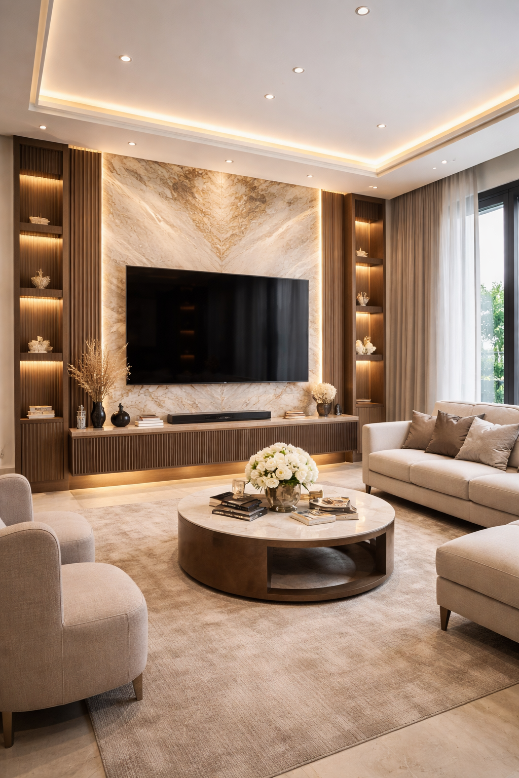 Premium Apartment Interiors TV unit